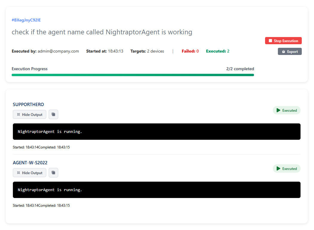 Instant Script Deployment